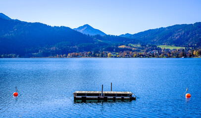 Poster - landscape at the Tegernsee Lake - bavaria