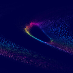 abstract blue background with waves