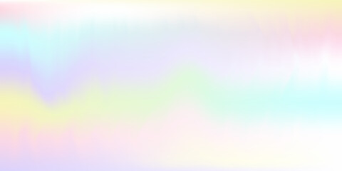 Wall Mural - Holographic abstract background. Beautiful Hologram Wallpaper. Hologram light gradient. Trendy creative vector cosmic gradient. Vector illustration.