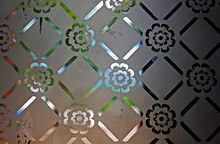 Patterned Glass Background 