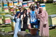 © .shock - people group visiting local honey production farm