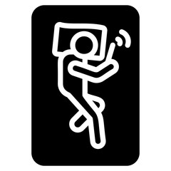 Sticker - Sleeping With Phone 