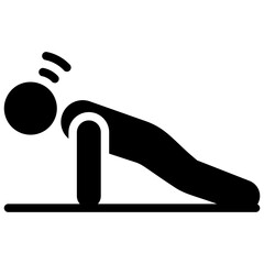 Sticker - Push Up Exercise 