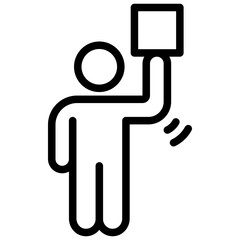 Wall Mural - Man Carrying Box