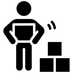 Sticker - Logistics Package Pictogram