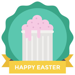 Sticker - Easter Card