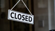 © WD Stock Photos - A closed sign on a shop window