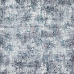 Seamless faded grungy ragged earthy fabric texture. High quality illustration. Dark blue and gray highly textured cloth material. Mysterious deep aged material for surface design and print.