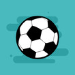 Soccer ball back to school tool picture icon - Vector