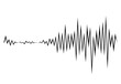 Black pulse music player. Audio wave logo. Sound equalizer element. Jpeg heart pulse banner. Medical illustration