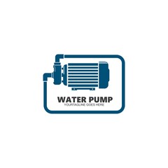 water pump machine icon vector illustration design template