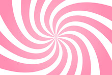Swirling Radial Pattern Background. Vector Illustration For Swirl Design. Vortex Starburst Spiral Twirl Square.