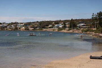 views of the oyster tour in Coffin Bay