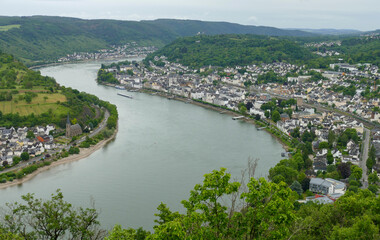 Sticker - Boppard at rhine river