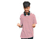 © Krakenimages.com - Young hispanic man listening to music using headphones very happy and excited doing winner gesture with arms raised, smiling and screaming for success. celebration concept.