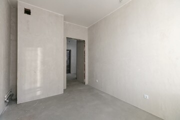 new apartment without finishing