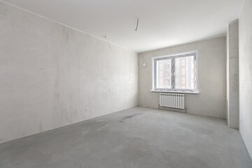 new apartment without finishing