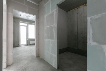 new apartment without finishing