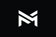 M Logo Letter Design On Luxury Background. MM Logo Monogram Initials Letter Concept. M Icon Logo Design. MM Elegant And Professional Letter Icon Design On Black Background. M MM