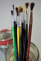 brushes in a box