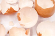© Roberto Sorin - broken empty eggshells on white background