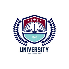 Poster - University college school logo template 