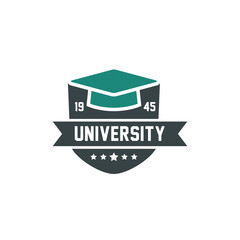 Poster - University college school logo template 