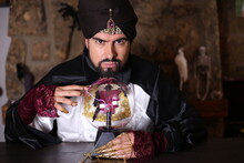 Fortune Teller With Cristal Ball