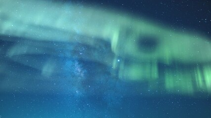 aurora milky way galaxy time lapse 35mm southwest sunrise