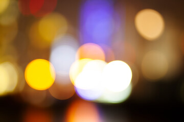 Defocused urban abstract texture bokeh