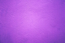 Purple Wall Background And Texture. Purple Background. Purple Cement Or Concrete Wall Texture For Background. High Resolution Through Process Retouch. Painted Concrete Wall Texture In Pastel Color.