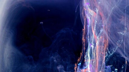 Wall Mural - Space background with nebula and stars.