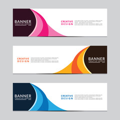 Wall Mural - Vector abstract geometric design banner web template. Modern design. Vector illustration