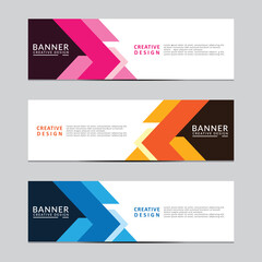 Wall Mural - Vector abstract geometric design banner web template. Modern design. Vector illustration