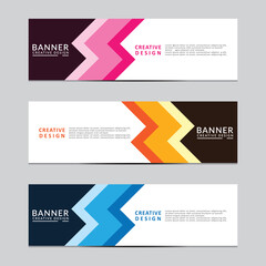 Wall Mural - Vector abstract geometric design banner web template. Modern design. Vector illustration