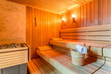 Fototapeta Do pokoju - Finnish Sauna room interior