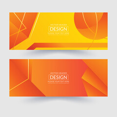 Wall Mural - Vector abstract geometric design banner web template. Modern design. Vector illustration
