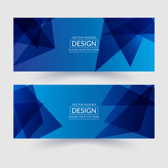 Wall Mural - Vector abstract geometric design banner web template. Modern design. Vector illustration