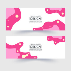 Wall Mural - Vector abstract geometric design banner web template Modern design. Vector illustration