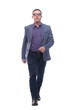 © ASDF - Happy businessman walking in front of the camera