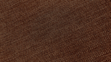 Wall Mural - old brown color texture of the herringbone pattern fabric. retro brown color knit fabric with geometric patterns of wool and cotton.