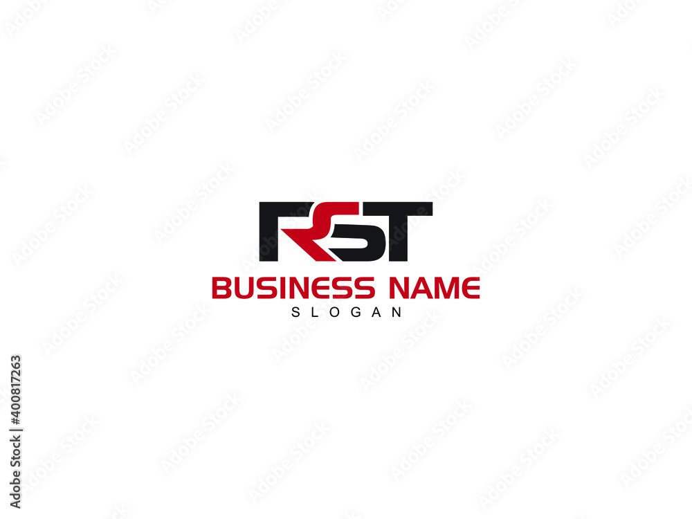 Letter Rst RST Letter Logo, rst logo icon design Stock Vector | Adobe Stock