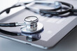 © Tetra Images/Tetra Images - Stethoscope lying on digital tablet