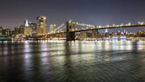 Fototapeta  - Brooklyn Bridge Long Exposure