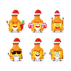 Sticker - Santa Claus emoticons with curry cartoon character