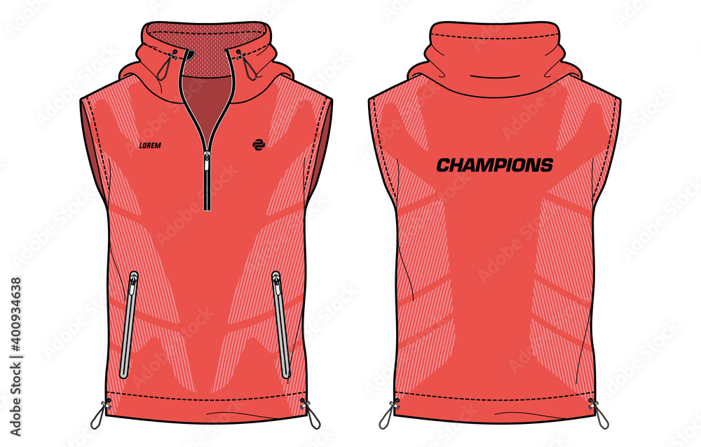 Sleeveless Hoodie Tank Top jacket, Sweatshirt vest design t-shirt template, sports jersey concept with front and back view for Men and women. Basketball, football, Rugby, training wear. Stock Vector | Adobe Stock sleeveless-hoodie-tank-top-jacket-sweatshirt-vest-design-t-shirt-template-sports-jersey-concept-with-front-and-back-view-for-men-and-women-basketball-football-rugby-training-wear-stock-vector-adobe-stock