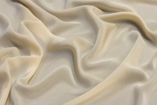 Wall Mural -  - The texture of fabric beige color. Background, pattern.
