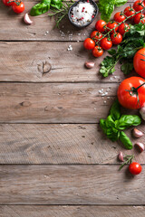 Wall Mural - Cooking ingredients background