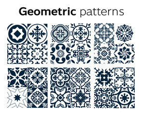 Wall Mural - grometric patterns design in Vector illustration	

