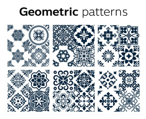 Wall Mural - grometric patterns design in Vector illustration	
